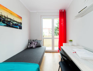 Przytulny pokój 1-osobowy nr 1 z balkonem, ul. Szopkarzy, Kraków-1