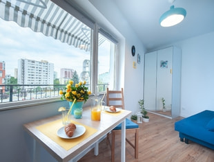 Mini Kawalerka/ Studio nr 4 z balkonem, ul.Spalinowa 11 Praga Południe, Warszawa-1