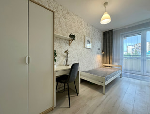 Room no. 5 with a balcony - ul. Fieldorfa 10 GOCŁAW, Praga Południe, Warszawa-1