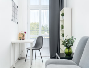 single room no. 1 with a balcony, ul. Greater Poland 23, Szczecin-1