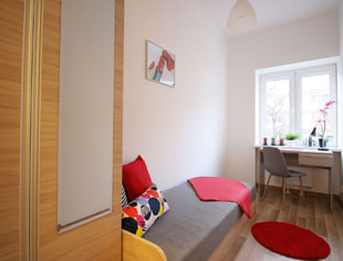 Narutowicza 79D, single room No. 2, Łódź-1
