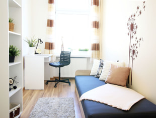 Więckowskiego 74, single room No. 6, Łódź-1