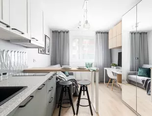 Mini studio apartment, Kraków-1