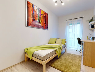Wróblewskiego 21H, single room No. 4, Łódź-1