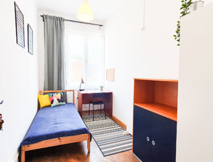 Pokój Królewska Plac Inwalidów AGH UP UJ balkon w mieszkaniu i TV, Kraków-1