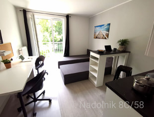 Komfortowa kawalerka z balkonem przy ulicy Nadolnik w Poznaniu. , Poznań-1