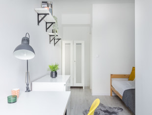 Pokój nr 4  jednoosobowy ul. Zachodnia 12a, Łódź-1