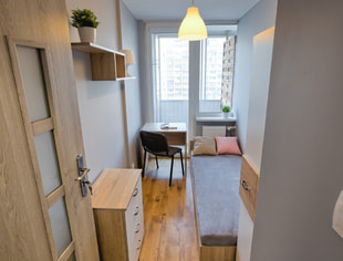 Pokój jednoosobowy #2 z balkonem przy ul. Szekspira 4 , Warszawa-1