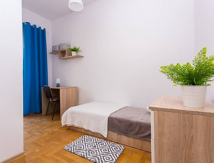 Pokój jednoosobowy #2 z balkonem przy ul. Pod Strzechą 4/14, Warszawa-1