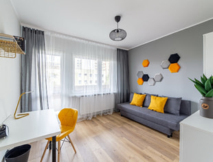 Room 11.8 m2 with a balcony ul. Karpacka 10, close to EU, WSP, UŚ (P2), Katowice-1