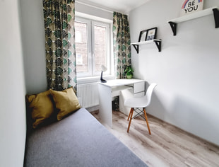 Large room for one, Floriana 5, 280m to EU, close to PŚ, UŚ, AM (P1), Katowice-1