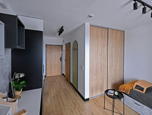 Comfort 1-person studio, 20m2, Lublin-1
