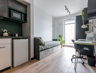 Single room 12m2 in app. 2-room with private bathroom and annex 45m2, Lublin-1