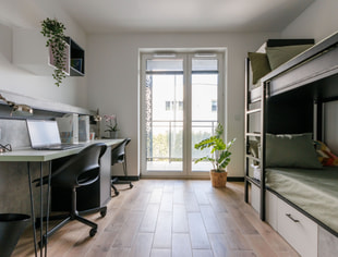 Double room 16 m2 in app. 2-room with private bathroom and annex 45m2, Lublin-1