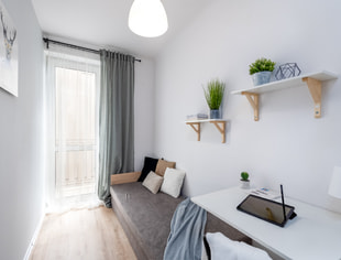 Pokój z balkonem w samym Centrum, Emilii Plater, pok nr 3, Warszawa-1