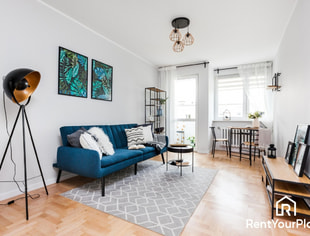 Comfortable two-room apartment at OBC, Przymorze, Malborska St., Gdańsk-1