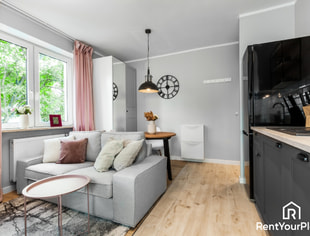 Comfortable studio apartment after renovation, Wrzeszcz Hallera C, Gdańsk-1