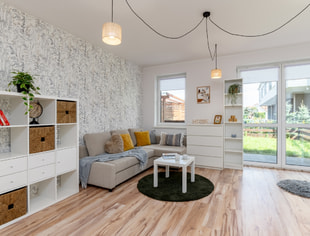 Spacious studio apartment with its own garden, Kraków-1