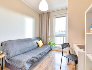 Komfortowy pokój z balkonem - Os. Batorego, Piątkowo, Poznań-1