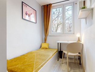 Single room #3 at Krasiczyńska 5 Street, Warszawa-1