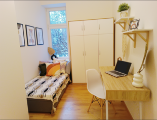 Pokój 1-osobowy, ul. Chopina, centrum, 1,5 km do Rynku Gł. (4), Kraków-1