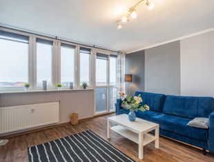 Studio apartment on the 11th floor with a beautiful view. , Szczecin-1