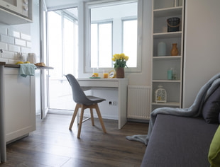 Mini Kawalerka/ studio nr 5 z dużym balkonem, Wałbrzyska, Metro Służew, Warszawa-1