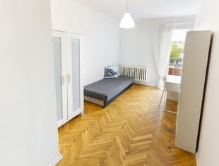 Pokój jednoosobowy z balkonem nr 3 Oleska 19 - Wydział Lekarski, Opole-1