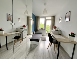 Pokój nr 1 z BALKONEM ul. Suwalska 32, Zielona Okolica Park Bródnowski, Warszawa-1