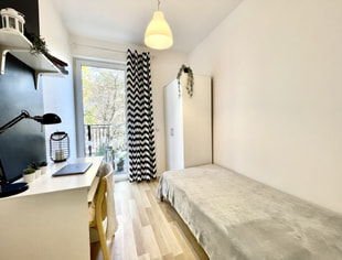 Pokój nr 4 z TARASEM, Amałowicza Tatara 2a, Rembertów, blisko ASW, Warszawa-1