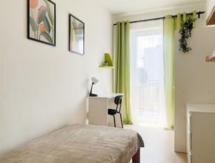 | Pokój 1 os. | Prądnik Czerwony | CH Serenada | Balkon w pokoju |, Kraków-1
