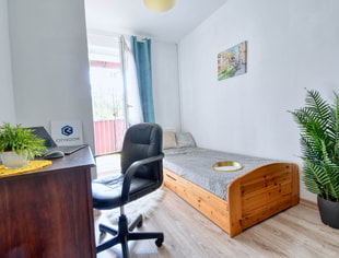 | Magic room with private garden and terrace | near to University of Technology |, Poznań-1