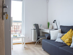 Single room no. 1 ul. Zielona 38/ pl. Haller, Łódź-1