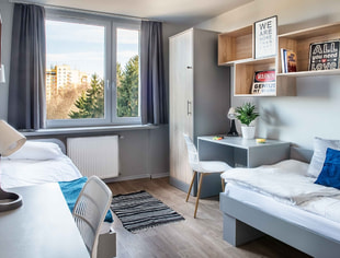 Place in a double room - 2025/26 academic year (early booking), Kraków-1