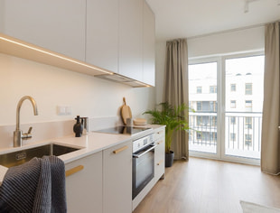 Studio | 31.1 m2 | Balcony | Internet included | Direct, Warszawa-1