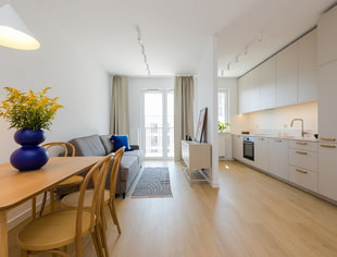 2-room | 46.57 m2 | Balcony | Internet included | Direct, Kraków-1