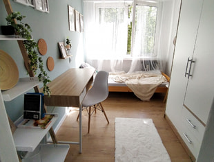 Single room, &quot;Blue Style&quot;, Racławicka Street, Kraków-1