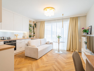 New studio apartment with a balcony in Gumieńce., Szczecin-1