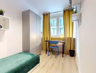 Single room #1 at Widok Street 19, Warszawa-1
