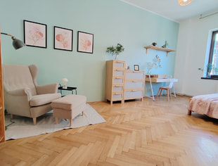 Duży pokój jednoosobowy – ul. Chopina 17(2), Kraków-1