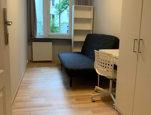 Jasny pokój 1-os. blisko PWr i Parku Tołpy | Daszyńskiego – Ołbin, Wrocław-1