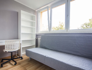 Pokój 1-os. blisko UEK i Aqua Parku, Wieczysta – Huby, Wrocław-1