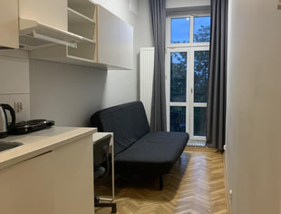 Studio z aneksem i balkonem | Zielińskiego – przy Sky Tower, Wrocław-1
