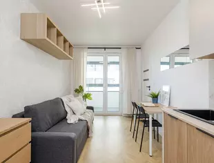 Przestronna kawalerka w nowym budynku obok SKM i Metro Bródno, Warszawa-1