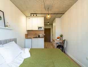 Stylowa kawalerka z ogródkiem , Szczecin-1