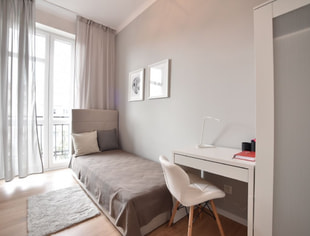 Pokój 1-osobowy  nr 2 al. Niepodległości 150, Warszawa-1