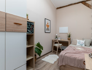 Piękny pokój jednoosobowy w mieszkaniu na poddaszu w centrum, Kraków-1