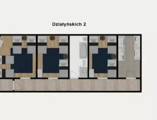 3-room apartment for employees, CENTER, ul. Działyński, Poznań-1