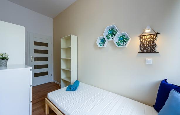 Pokój 1-osobowy  nr 2 - Zamenhofa 17, Łódź-1