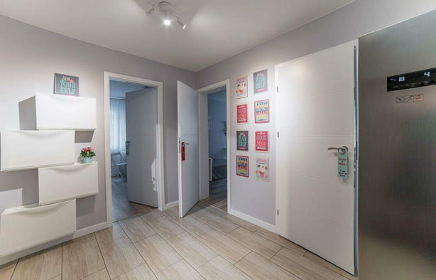 Pokój 1-osobowy nr 2 z BALKONEM, METRO MŁOCINY, Warszawa-1